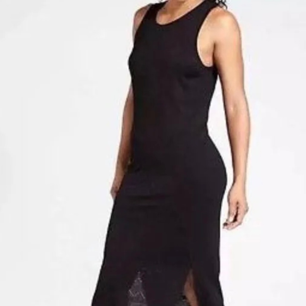 ATHLETA Seamless Dress, NWT / NIP, Size Large, Black, Sold Out in Stores!